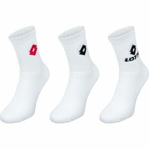 Lotto TENNIS 3P Unisex športové ponožky, biela, veľkosť 43 - 46