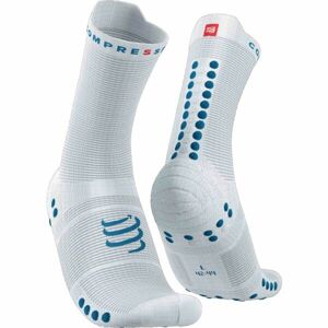 Compressport PRO RACING SOCK v4.0 RUN HIGH Bežecké ponožky, biela, veľkosť T1