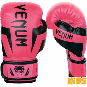 Venum ELITE BOXING GLOVES KIDS - EXCLUSIVE FLUO Detské boxerské rukavice, ružová, veľkosť L