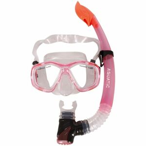 AQUATIC DORY SET JR Juniorský potápačský set, ružová, veľkosť