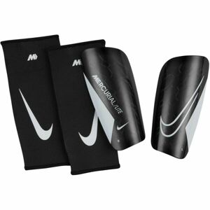 Nike MERCURIAL LITE Chrániče holení, čierna, veľkosť XL