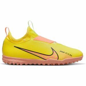 Nike JR ZOOM MERCURIAL VAPOR 15 ACADEMY TF Detské turfy, žltá, veľkosť 35.5