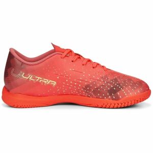 Puma ULTRA PLAY IT JR Detská halová obuv, červená, veľkosť 35.5