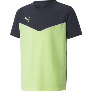 Puma INDIVIDUALRISE JERSEY JR Futbalové tričko, svetlo zelená, veľkosť 140