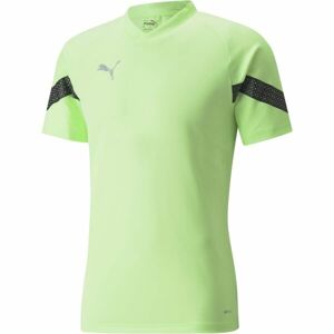 Puma teamFINAL Training Jersey Pánske športové tričko, svetlo zelená, veľkosť XXL