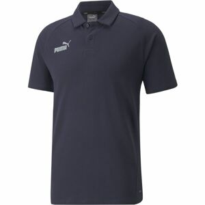 Puma TEAMFINAL CASUALS POLO Pánske tričko, tmavo modrá, veľkosť S