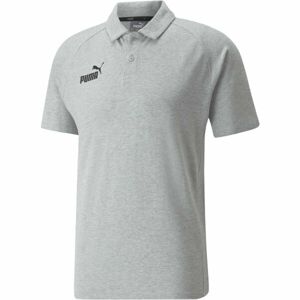 Puma TEAMFINAL CASUALS POLO Pánske tričko, sivá, veľkosť M