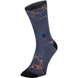 Scott TRAIL VERTIC CREW Cyklistické ponožky, tmavo modrá, veľkosť 42-44