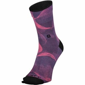Scott TRAIL VERTIC CREW W Dámske ponožky, fialová, veľkosť 36-38