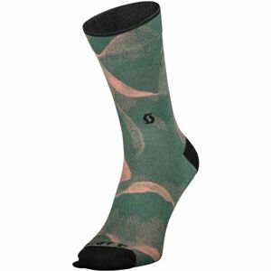 Scott TRAIL VERTIC CREW W Dámske ponožky, tmavo zelená, veľkosť 36-38