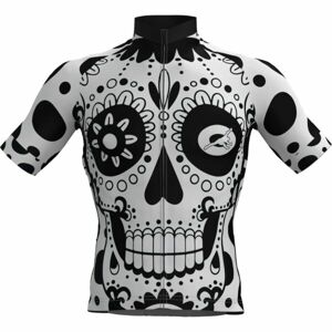 Rosti MUERTE Pánsky cyklistický dres, biela, veľkosť 4XL