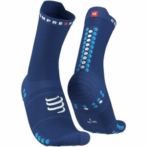 Compressport PRO RACING SOCK v4.0 RUN HIGH Bežecké ponožky, modrá, veľkosť T4