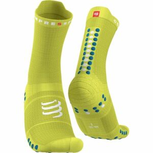 Compressport PRO RACING SOCK v4.0 RUN HIGH Bežecké ponožky, zelená, veľkosť T2