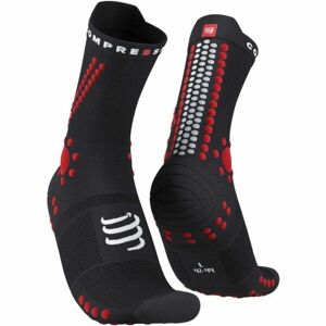 Compressport PRO RACING SOCK v4.0 RUN HIGH Bežecké ponožky, čierna, veľkosť T2