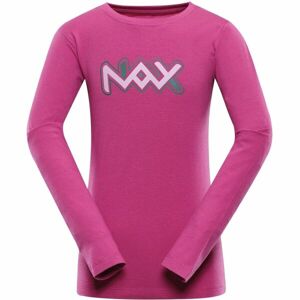NAX PRALANO Detské bavlnené tričko, ružová, veľkosť 104-110