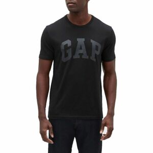 GAP V-BASIC LOGO T Pánske tričko, čierna, veľkosť S