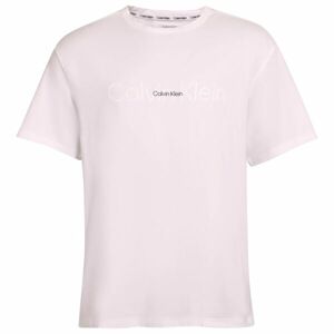 Calvin Klein EMB ICON LOUNGE-S/S CREW NECK Pánske tričko, biela, veľkosť L