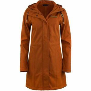 ALPINE PRO HALIKA Dámsky kabát, hnedá, veľkosť S