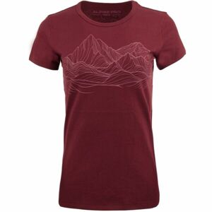 ALPINE PRO EDWA Dámske tričko, ružová, veľkosť XS