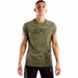 Venum UFC AUTHENTIC FIGHT WEEK Pánske tričko, khaki, veľkosť XL