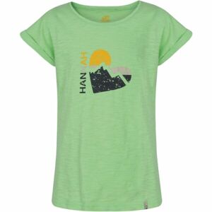 Hannah KAIA JR Dievčenské tričko, zelená, veľkosť 116