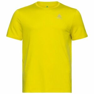 Odlo RUN EASY 365 T-SHIRT CREW NECK SS Pánske bežecké tričko, žltá, veľkosť L