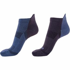 Runto RUN SOCKS  2P 2 páry športových ponožiek s antibakteriálnou úpravou, tmavo sivá, veľkosť 35-38