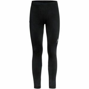 Odlo ESSENTIAL TIGHTS Pánske bežecké elastické nohavice, čierna, veľkosť S