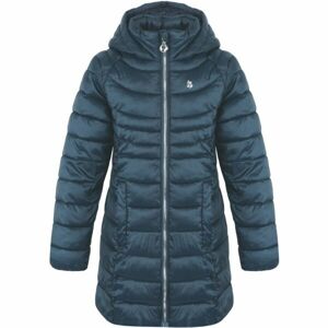 Loap ILLISA Detský zimný kabát, tmavo modrá, veľkosť 112-116