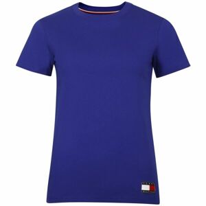 Tommy Hilfiger TOMMY 85 LOUNGE-SHORT SLEEVE TEE Dámske tričko, modrá, veľkosť XS
