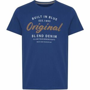 BLEND TEE REGULAR FIT Pánske tričko, modrá, veľkosť S