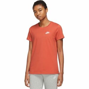 Nike NSW CLUB TEE W Dámske tričko, oranžová, veľkosť M