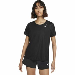 Nike DF RACE TOP SS W Dámske bežecké tričko, čierna, veľkosť XL