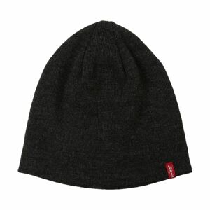 Levi's® OTIS BEANIE Pánska zimná čiapka, tmavo sivá, veľkosť