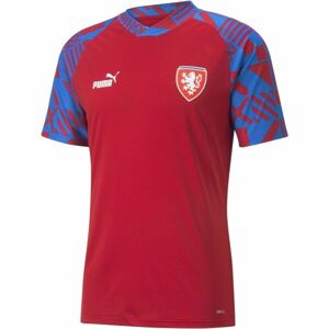 Puma FACR PREMATCH JERSEY Pánske futbalové tričko, červená, veľkosť
