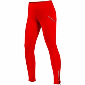 Axis NOHAVICE NA BEŽKY ŽENY Dámske zimné bežecké nohavice, červená, veľkosť M