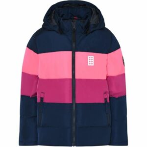 LEGO® kidswear LWJIPE 705 JACKET Detská zimná bunda, ružová, veľkosť 104