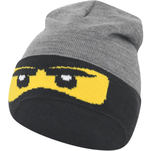 LEGO® kidswear LWANTHONY 710 HAT Detská zimná čiapka, sivá, veľkosť 54/56