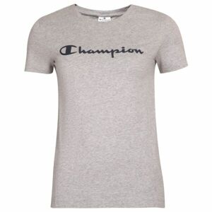 Champion CREWNECK T-SHIRT Dámske tričko, sivá, veľkosť XS