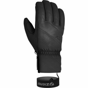 Ziener KUMA AS W Dámske lyžiarske rukavice, čierna, veľkosť 6