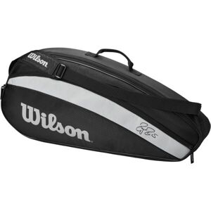 Wilson FEDERER TEAM 3 Tenisová taška, čierna, veľkosť os