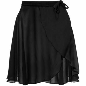 PAPILLON LONG SKIRT Detská sukňa na balet, čierna, veľkosť S/M