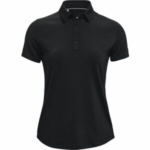 Under Armour ZINGER SHORT SLEEVE POLO Dámske golfové polo tričko, čierna, veľkosť XS
