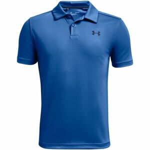 Under Armour PERFORMANCE POLO Chlapčenské golfové tričko, modrá, veľkosť