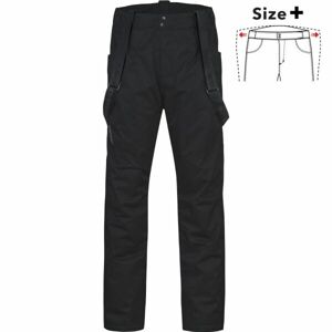Hannah ALECIO Pánske lyžiarske nohavice pre plnoštíhlych mužov, čierna, veľkosť XL