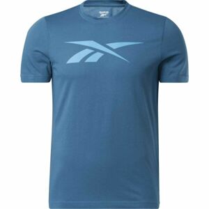 Reebok GS VECTOR TEE Pánske tričko, modrá, veľkosť S