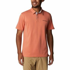 Columbia NELSON POINT POLO Pánske polo tričko, oranžová, veľkosť S