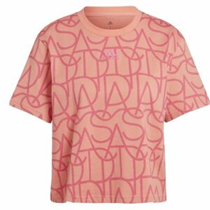adidas BLUV Q2 BOYF T Dámske tričko, ružová, veľkosť S
