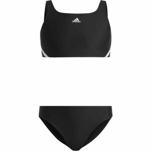 adidas 3S BIKINI Dievčenské dvojdielne plavky, čierna, veľkosť