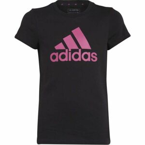 adidas ESS BL T Dievčenské tričko, čierna, veľkosť 152